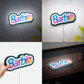 Barbie Pink Glow Light - 3D Dollhouse Inspired LED Night Light, Girly Room Decor for Barbie Fans & Kids Bedroom 