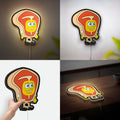 SpongeBob Steak Costume Glow Lamp - Fun Cartoon Night Light, Unique Gift for Nickelodeon Fans
