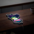 SpongeBob Plankton Date Night 3D Light - Fun Cartoon LED Desk Lamp, Cute Underwater Decor for Nickelodeon Fans
