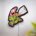 SpongeBob & Patrick 3D Light Box - Pajama Party LED Night Light, Fun Cartoon Decor for Kids Room & Nickelodeon Fans 