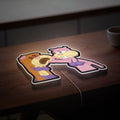SpongeBob SquarePants 3D Light Box - Bob Esponja & Sandy Cheeks LED Night Light, Fun Cartoon Decor for Nickelodeon Fans 