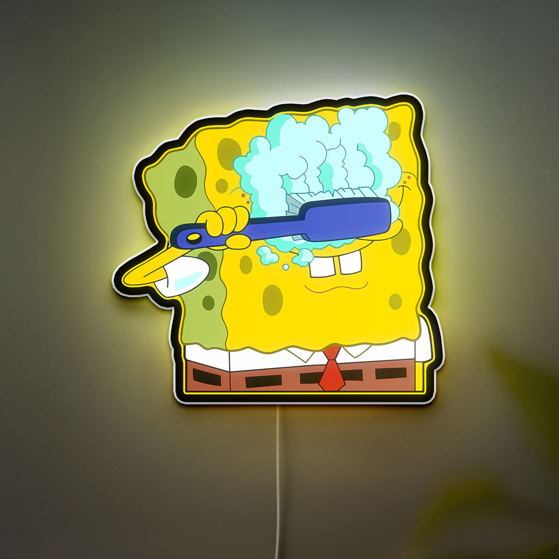 SpongeBob SquarePants 3D Light Box - Fun Cartoon Character LED Night Light, Playful Home Decor for Nickelodeon Fans 