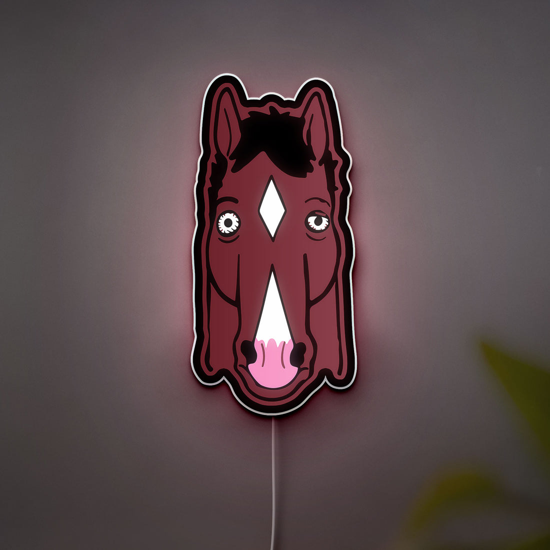 BoJack Horseman 3D Light Box - TV Show LED Night Light, Film Inspired Decor for Couples & Cinema Lovers
