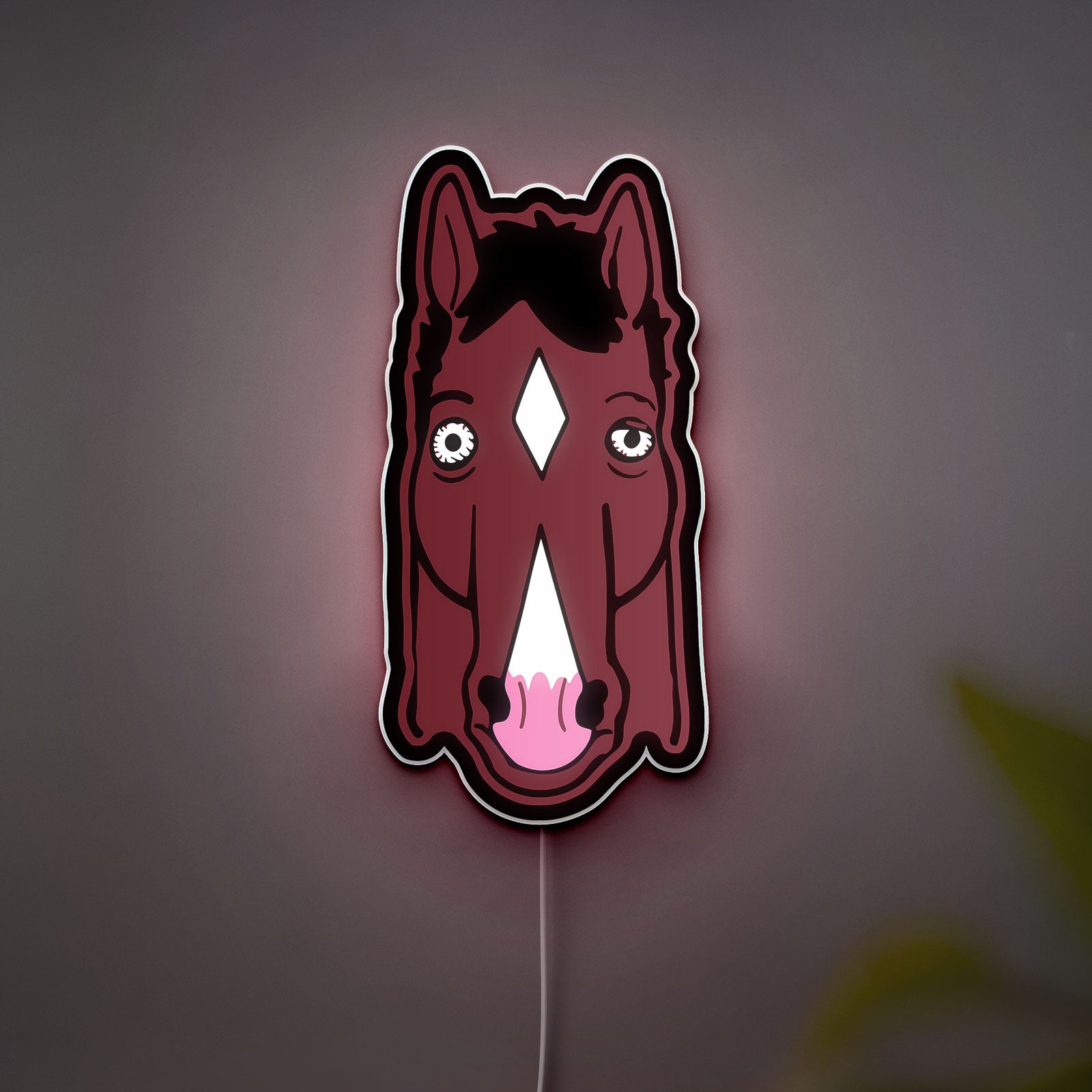 BoJack Horseman 3D Light Box - TV Show LED Night Light, Film Inspired Decor for Couples & Cinema Lovers