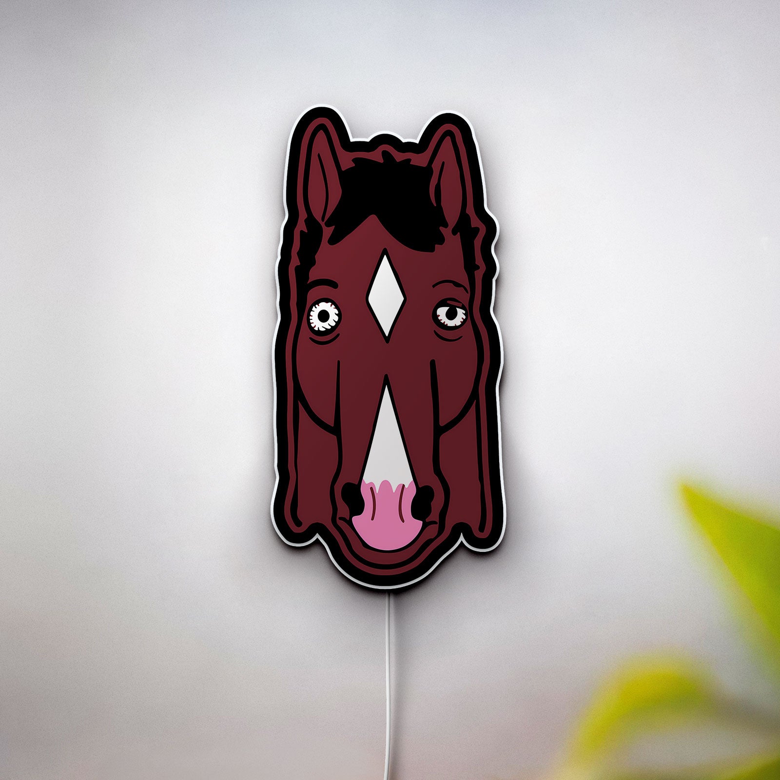 BoJack Horseman 3D Light Box - TV Show LED Night Light, Film Inspired Decor for Couples & Cinema Lovers