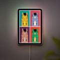 BoJack Horseman 3D Light Box - Retro Cartoon LED Night Light, TV Show Inspired Decor for Fans, Unique Gift for Anime Lovers
