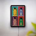 BoJack Horseman 3D Light Box - Retro Cartoon LED Night Light, TV Show Inspired Decor for Fans, Unique Gift for Anime Lovers

