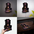 Bojack Horseman 3D Light Box - It Gets Easier Quote LED Night Light, Cartoon Wall Decor for Fans, Unique TV Show Inspired Gift
