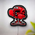 Boxing Champion 3D Light Box - Cartoon Boxer LED Night Light, Sports Decor for Boxing Fans, Unique Gift for Athletes 