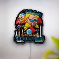 Breaking Bad x Dexter's Lab 3D Light - Walter White Kawaii LED Night Light, Cartoon Science Decor for TV Show Fans 