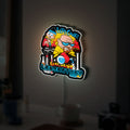 Breaking Bad x Dexter's Lab 3D Light - Walter White Kawaii LED Night Light, Cartoon Science Decor for TV Show Fans 
