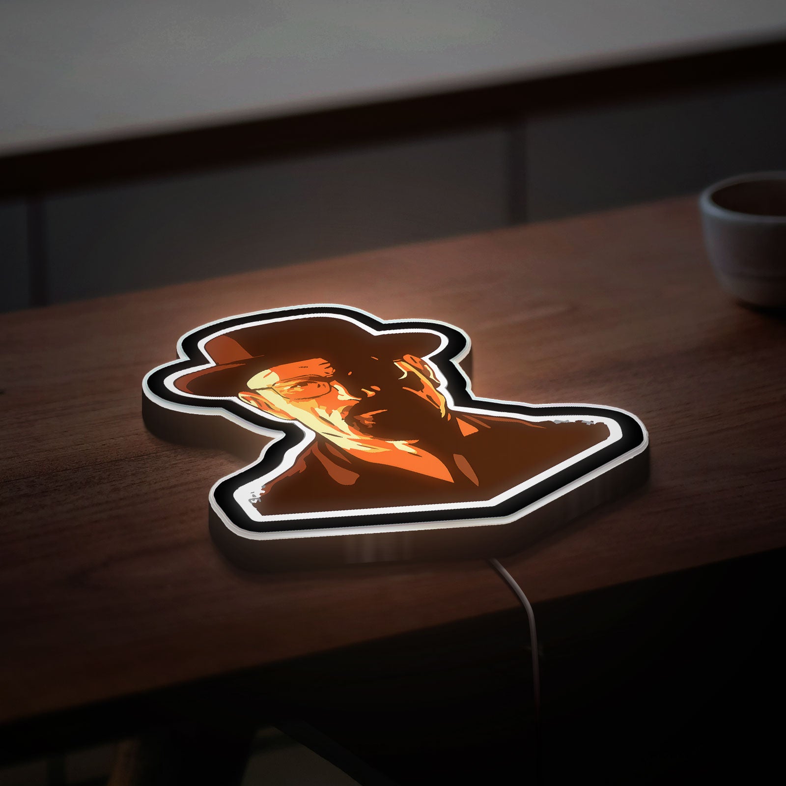 Walter White 3D Light Box - Breaking Bad LED Night Light, TV Show Inspired Decor for Fans, Cool Gift for Men
