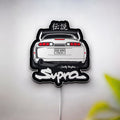 Toyota Supra 3D Light Box - 2JZ Engine Car LED Night Light, JDM Automotive Decor for Japanese Car Enthusiasts 