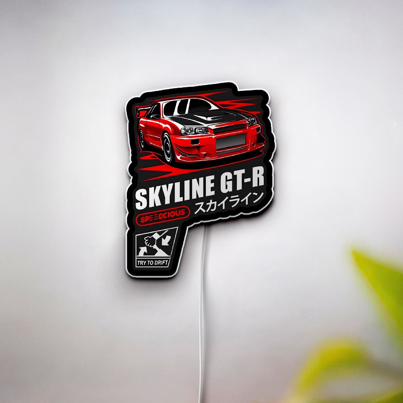 Nismo GT-R 3D Light Box - JDM Skyline R34 LED Night Light, Japanese Car Decor for Automotive Enthusiasts 