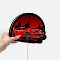 Toyota Supra MK4 3D Light Box - JDM Car LED Night Light, Japanese Automotive Decor for Car Enthusiasts & Racing Fans 