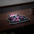 El Diablo 3D Light Box - Lamborghini Diablo Car LED Night Light, Custom Auto Decor for Car Enthusiasts, Unique Man Cave Gift 