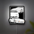 Nissan 240SX JDM 3D Light Box - Japanese Drift Car LED Night Light, Anime Style Automotive Decor for Car Enthusiasts 