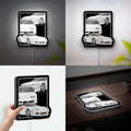 Nissan 240SX JDM 3D Light Box - Japanese Drift Car LED Night Light, Anime Style Automotive Decor for Car Enthusiasts 