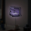 Nissan Skyline R33 3D Light Box - JDM Car LED Night Light, Japanese Street Racing Decor for Car Enthusiasts 