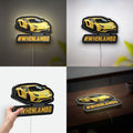 Lamborghini Sports Car 3D Light Box - Cool Cartoon LED Night Light, Racing Themed Room Decor for Car Enthusiasts 