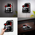 Subaru Impreza WRX 3D Light Box - Rally Car LED Night Light, JDM Car Lover Gift, Automotive Decor for Bedroom or Man Cave 