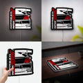 Subaru Impreza WRX STI 3D Light Box - Rally Car LED Night Light, Automotive Decor for Car Enthusiasts, JDM Fan Gift 