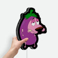 Courage the Cowardly Dog 3D Light Box - Cartoon Network LED Night Light, Nostalgic 90s Decor for Fans, Unique Cartoon Gift 