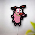 Courage The Cowardly Dog 3D Light Box - Nostalgic Cartoon LED Night Light, Retro TV Show Decor for 90s Kids & Cartoon Lovers 