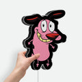 Courage The Cowardly Dog 3D Light Box - Nostalgic Cartoon LED Night Light, Retro TV Show Decor for 90s Kids & Cartoon Lovers 
