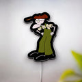 Mr. Stubborn 3D Light Box - Funny Cartoon Character LED Night Light, Whimsical Decor for Kids Room & Playful Gift Idea 
