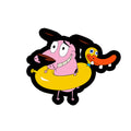 Courage the Cowardly Dog 3D Light Box - Nostalgic Cartoon LED Night Light, 90s Animation Decor for Courage Fans 