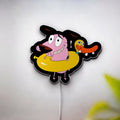 Courage the Cowardly Dog 3D Light Box - Nostalgic Cartoon LED Night Light, 90s Animation Decor for Courage Fans 