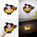 Courage the Cowardly Dog 3D Light Box - Nostalgic Cartoon LED Night Light, 90s Animation Decor for Courage Fans 