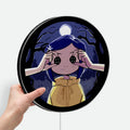 Coraline Inspired 3D Light Box - Creepy Cute LED Night Light, Movie Themed Room Decor for Gothic & Anime Fans