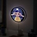 Coraline Inspired 3D Light Box - Creepy Cute LED Night Light, Movie Themed Room Decor for Gothic & Anime Fans