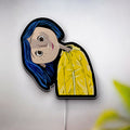 Coraline Inspired 3D Light Box - Creepy Cute LED Night Light, Movie Themed Decor for Gothic & Anime Fans