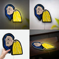 Coraline Inspired 3D Light Box - Creepy Cute LED Night Light, Movie Themed Decor for Gothic & Anime Fans
