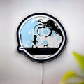 Coraline 3D Light Box - Creepy Cute LED Night Light, Movie Inspired Decor for Gothic Rooms & Stop Motion Animation Fans
