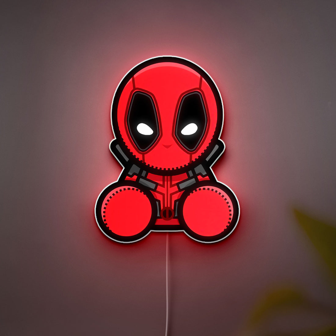 Deadpool 3D Light Box - Marvel Superhero LED Night Light, Cool Comic Wall Decor for Fans, Awesome Gift for Gamers & Movie Lovers
