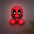 Deadpool 3D Light Box - Marvel Superhero LED Night Light, Cool Comic Wall Decor for Fans, Awesome Gift for Gamers & Movie Lovers
