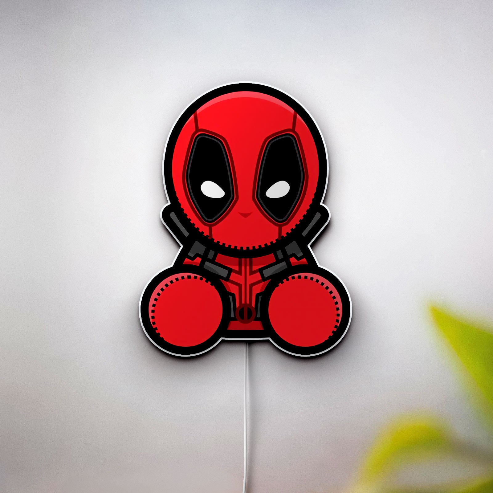 Deadpool 3D Light Box - Marvel Superhero LED Night Light, Cool Comic Wall Decor for Fans, Awesome Gift for Gamers & Movie Lovers
