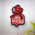 Graffiti Cartoon 3D Light Box - Deadpool Inspired LED Night Light, Dope Street Art Decor for Comic Fans & Urban Style Lovers 