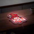 Graffiti Cartoon 3D Light Box - Deadpool Inspired LED Night Light, Dope Street Art Decor for Comic Fans & Urban Style Lovers 
