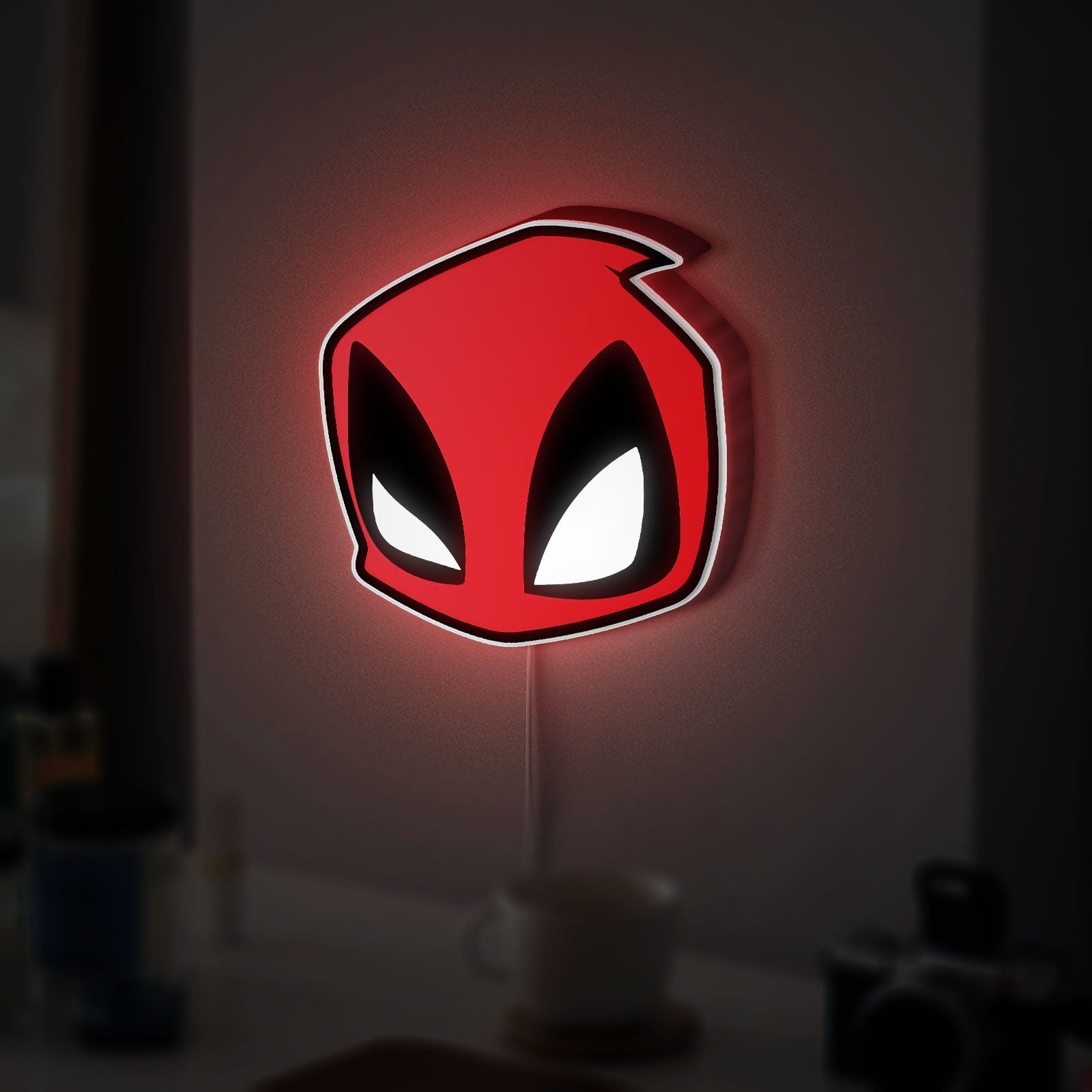 Deadpool 3D Light Box - Marvel Character LED Night Light, Funny Superhero Decor for Fans, Cool Gift for Comic Lovers

