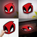 Deadpool 3D Light Box - Marvel Character LED Night Light, Funny Superhero Decor for Fans, Cool Gift for Comic Lovers

