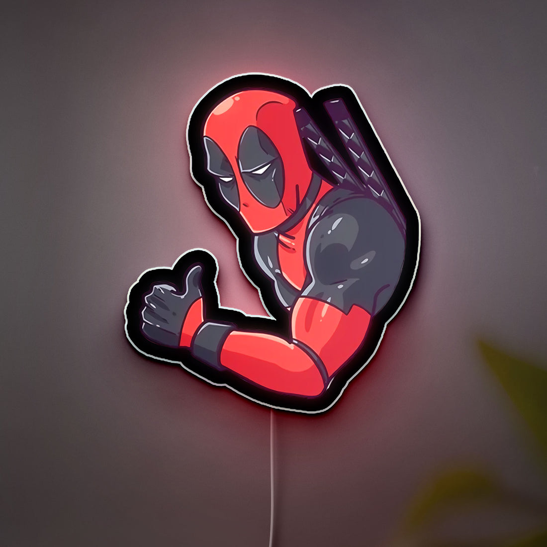 Deadpool 3D Light Box - Marvel Comics LED Night Light, Superhero Room Decor for Fans, Cool Gift for Gamers
