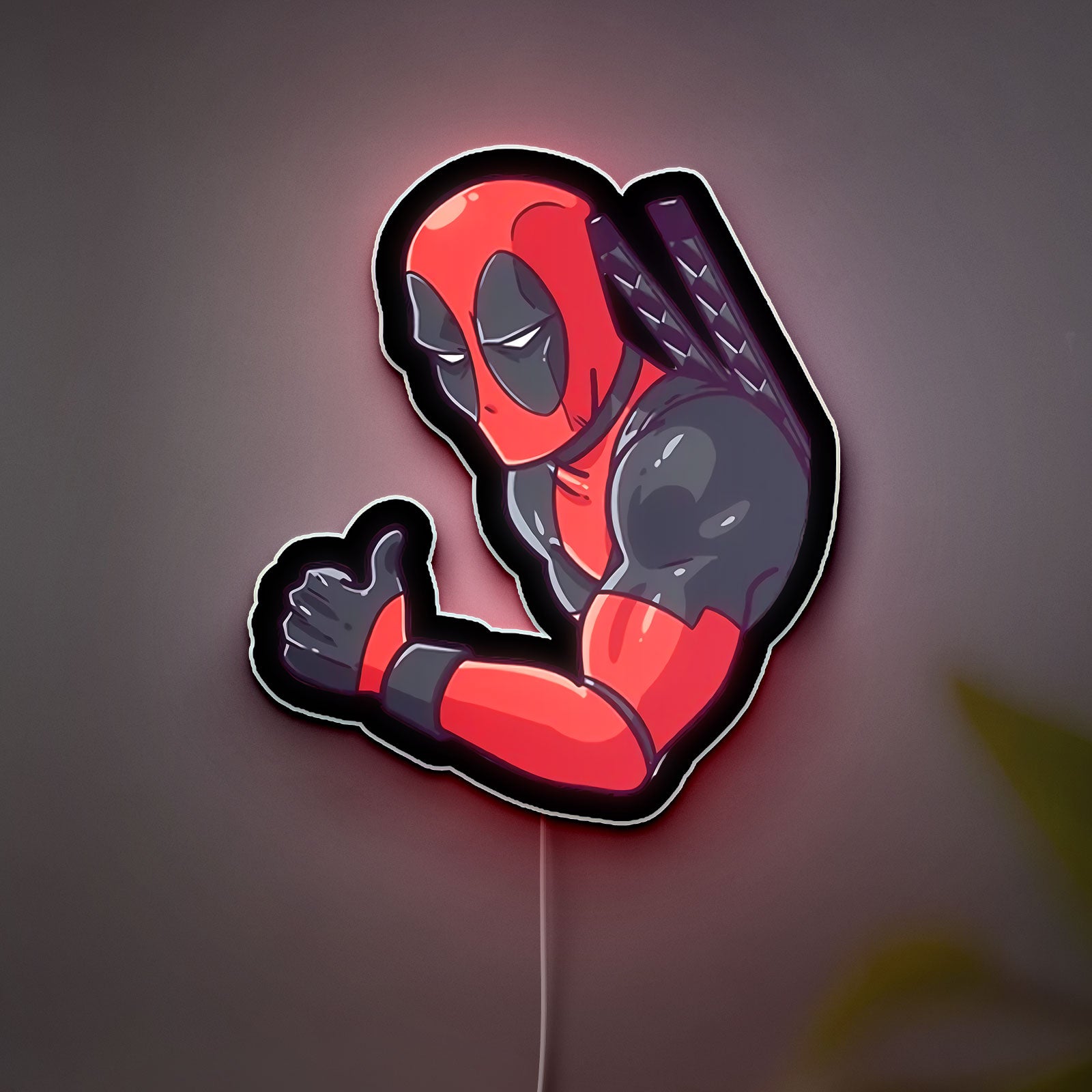 Deadpool 3D Light Box - Marvel Comics LED Night Light, Superhero Room Decor for Fans, Cool Gift for Gamers
