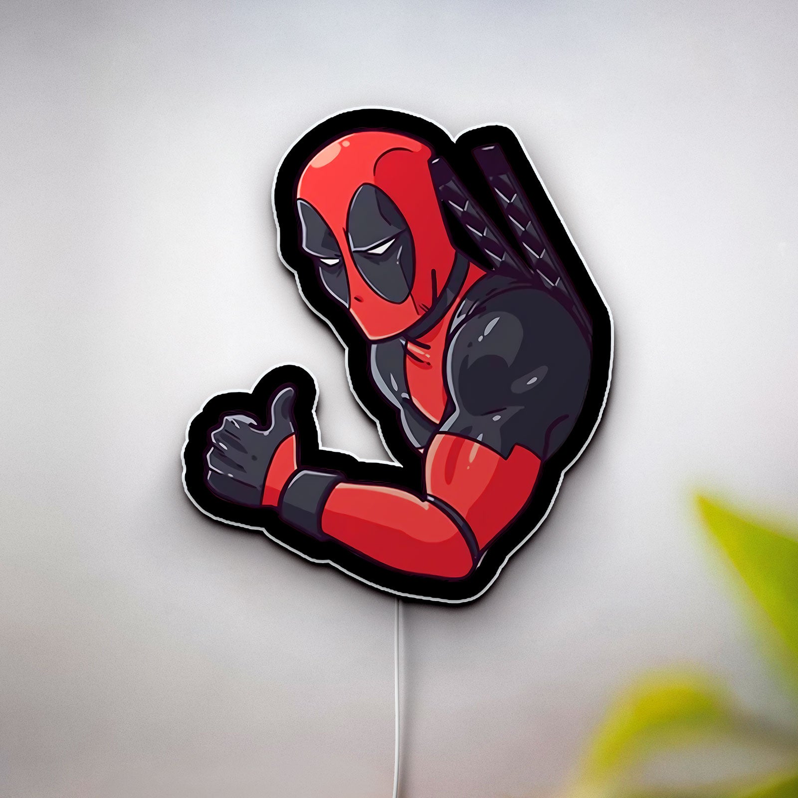 Deadpool 3D Light Box - Marvel Comics LED Night Light, Superhero Room Decor for Fans, Cool Gift for Gamers
