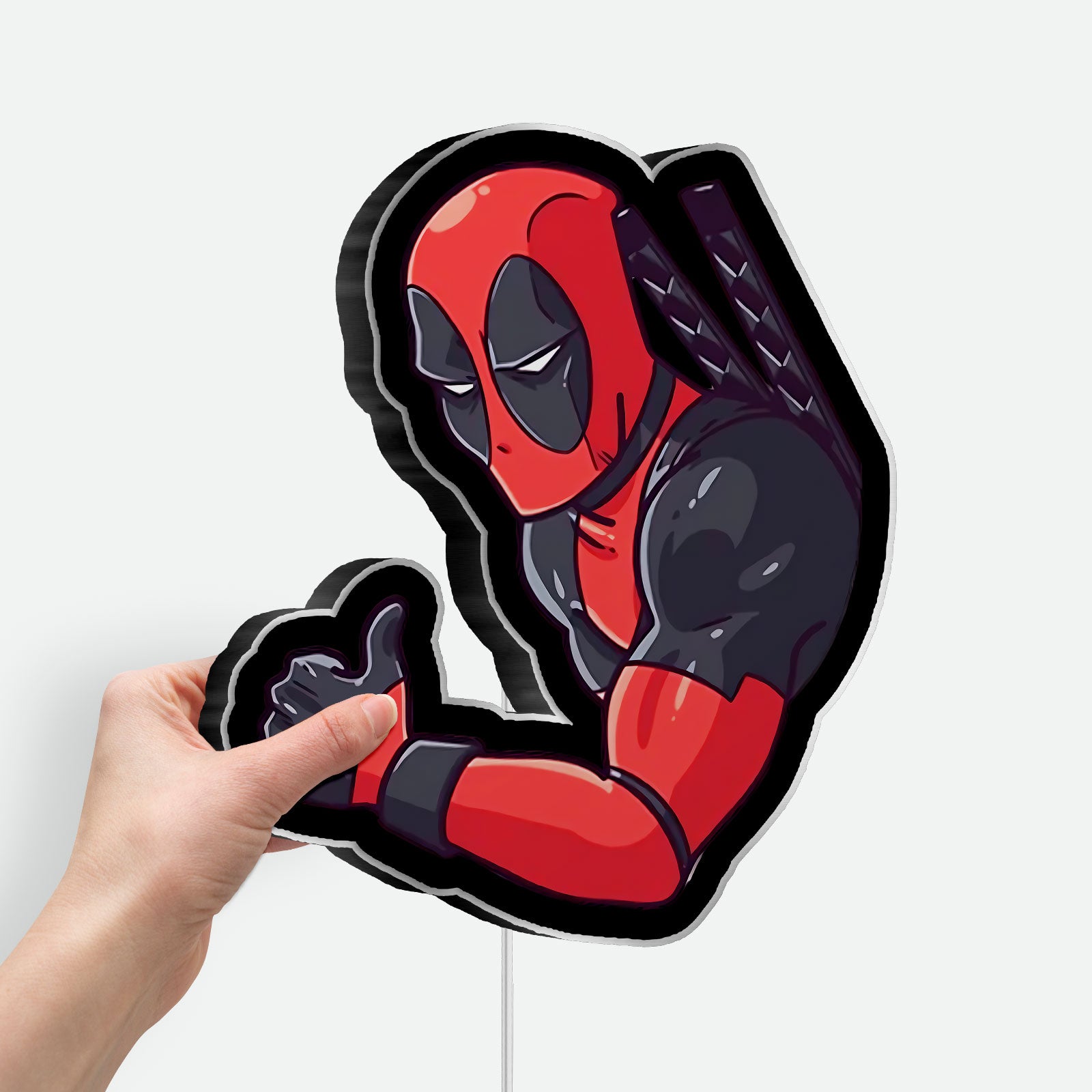 Deadpool 3D Light Box - Marvel Comics LED Night Light, Superhero Room Decor for Fans, Cool Gift for Gamers
