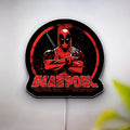 Marvel Deadpool LED Night Light, Superhero Room Decor for MCU Fans & Comic Book Lovers
